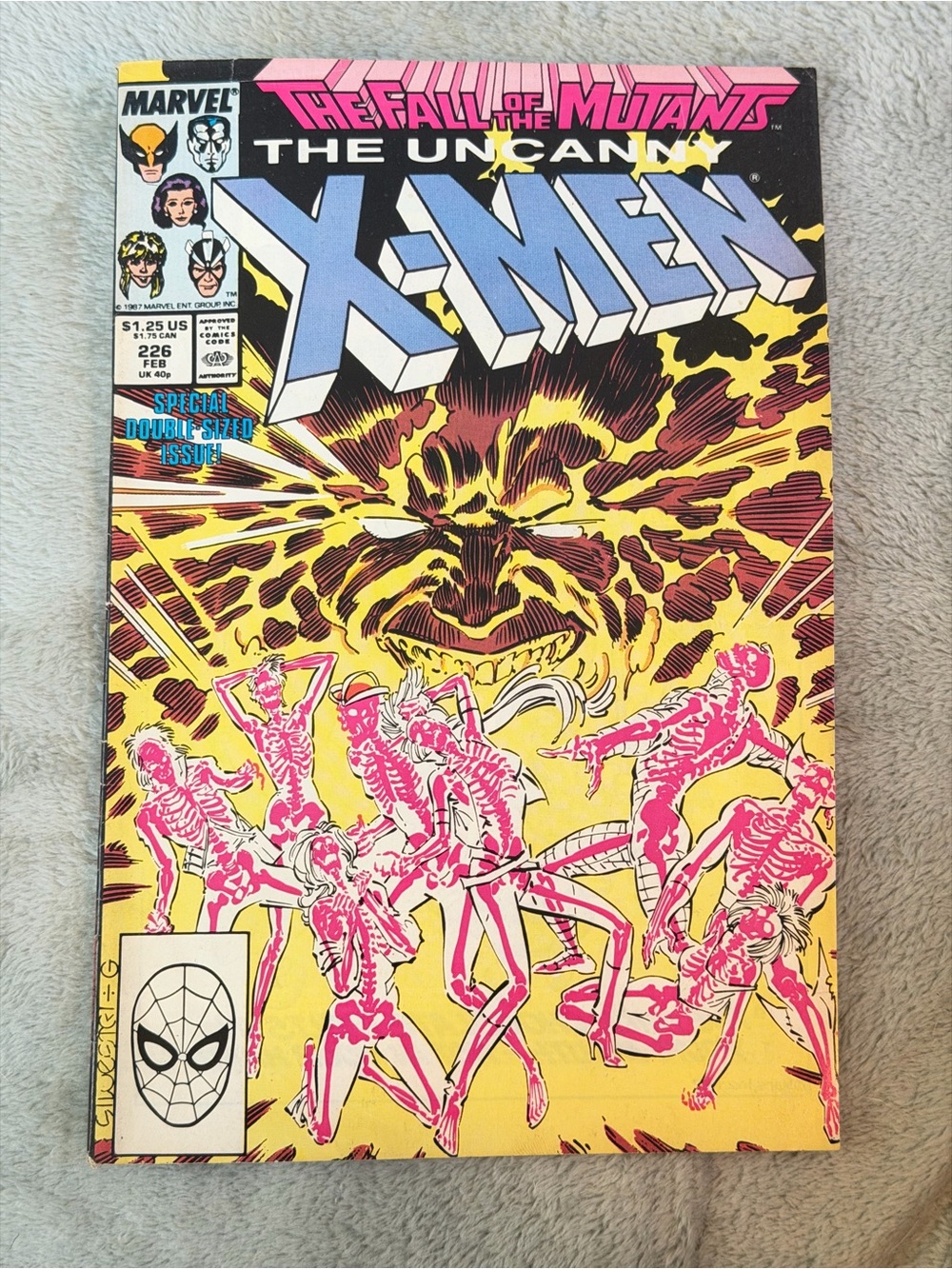 VTG 80s Marvel Comic The Uncanny X-Men #226 (special double-sized issue)